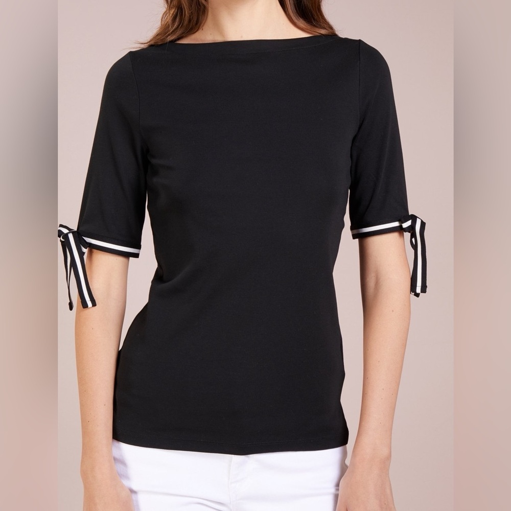 Lauren Ralph Lauren
Bow-Sleeve Top Size L